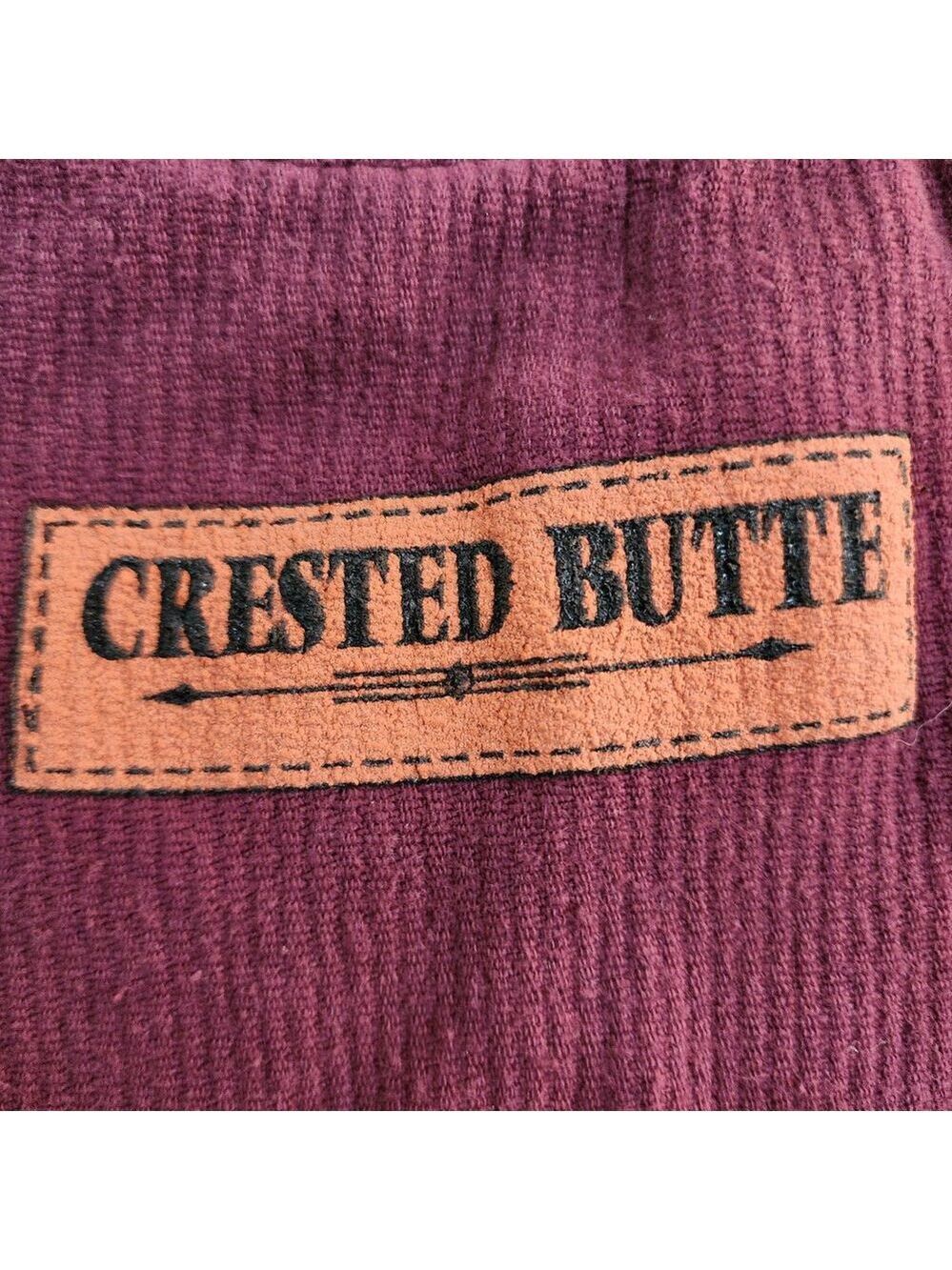 VTG By Taylor 90s Crested Butte Colorado Quarter Zip Pullover Deadstock NWT S/M - Picture 3 of 8